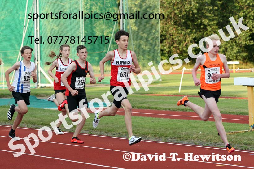 800 metres, 2021 North East Grand Prix 6, Monkton, Wednesday, August 4th. Photo: David T. Hewitson/Sports for All Pics